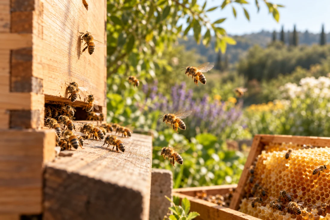 Ruche en bois et abeilles : l'univers des produits de la ruche